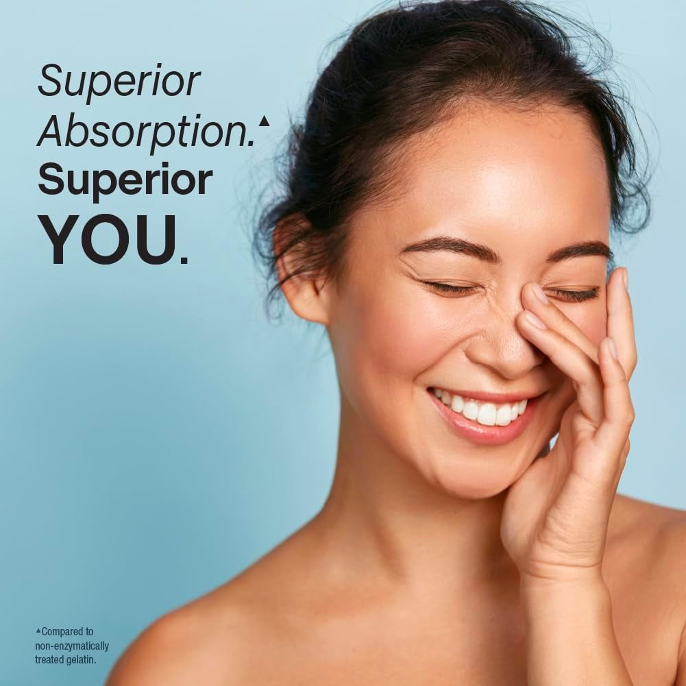 Collagen Peptides Powder | 22Oz | Super Hair, Skin, and Nails | Superior Absorption | Grassfed Protein Supplement | Advanced with 18 Essential Amino Acids